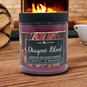 Dragons Blood Soy Wax Candle