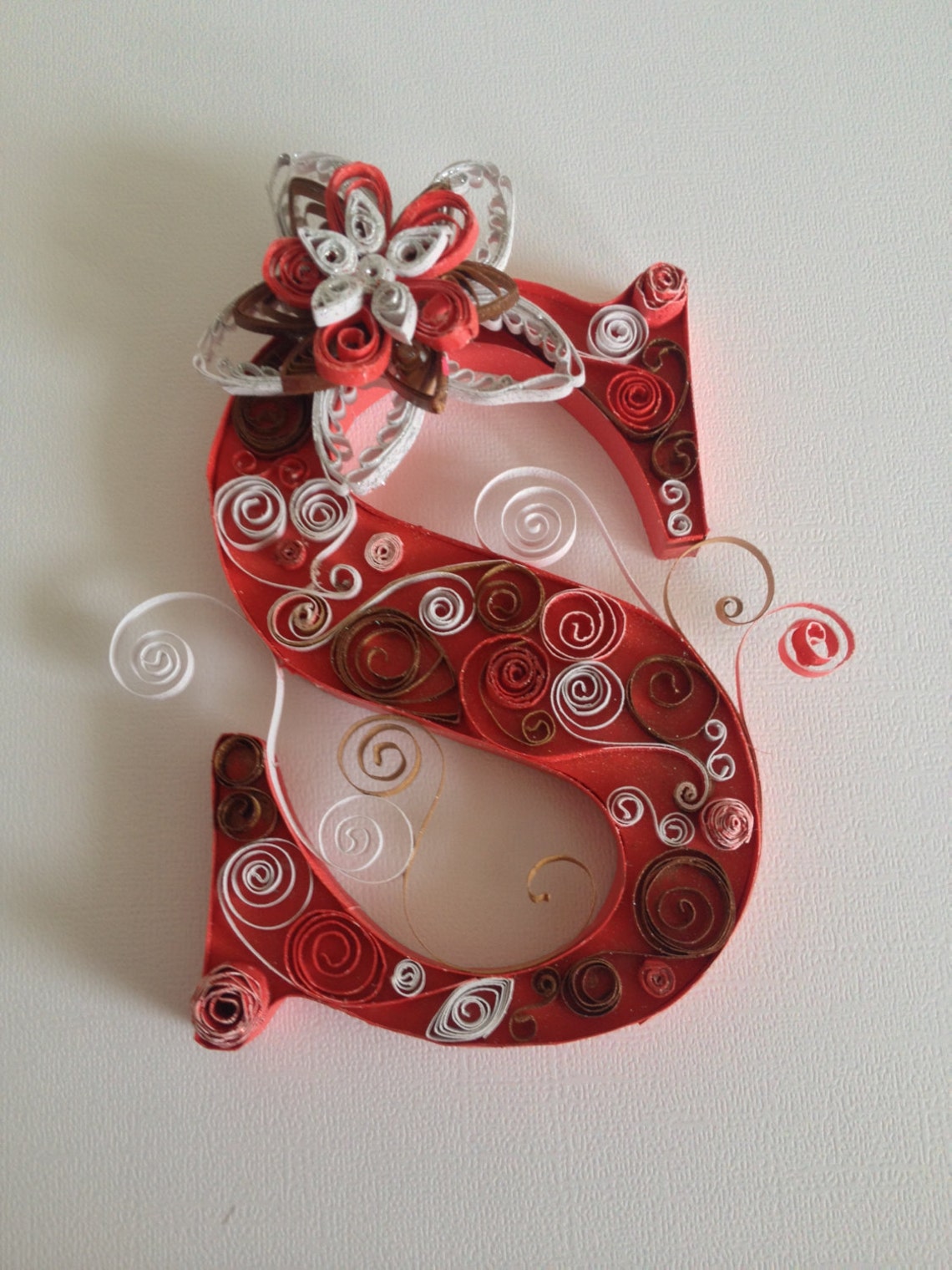 Quilled Letter Quilled Wall Art Request a Custom Quilled Etsy