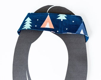 Tree headband hipster modern camping night sky stars women's hair accessory apparel