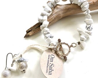 White Howlite Set