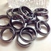 Genuine Non Magnetic Hematite Band Ring 6mm
