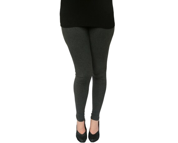 Womens cotton Leggings Full length plus sizes 8 10 12 14 16 18 20 22 26 by Sentelegri