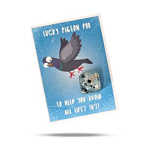 Lucky Fused Glass Poo keepsake