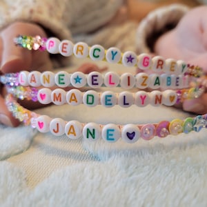 Personalized Headbands for Girls Rainbow Hair Bands Customization Welcome!