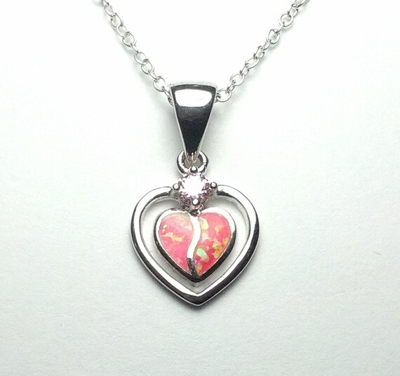 High Quality CZ Clear Diamond 925 Sterling Silver Heart Pendant Necklace Eye Catching Sterling Silver Necklace Great Love Gift