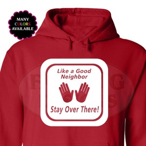 Social Distancing Hoodie Custom S-5XL, Stay Away Shirt, Keep Your Distance Hoodie, Anti-Social Introvert tee, stay at home, Stay Over There