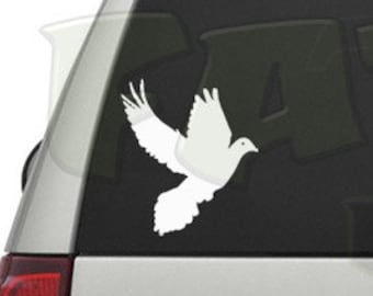 Dove Removable Car, Wall, Locker, Tablet or Laptop Decal