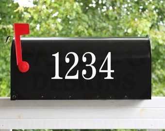 Mailbox Address Number (Up to 5 Numbers) Custom Vinyl Decal - Street Address Sign, Street Number Decal, Mailbox Numbers, Address Sticker