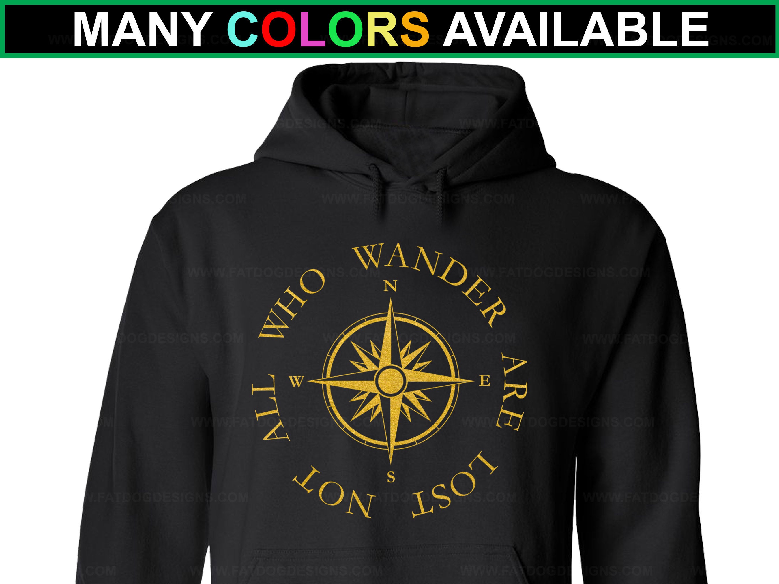 Not All Who Wander Are Lost Custom Hoodie Sweatshirt S-5XL - Etsy