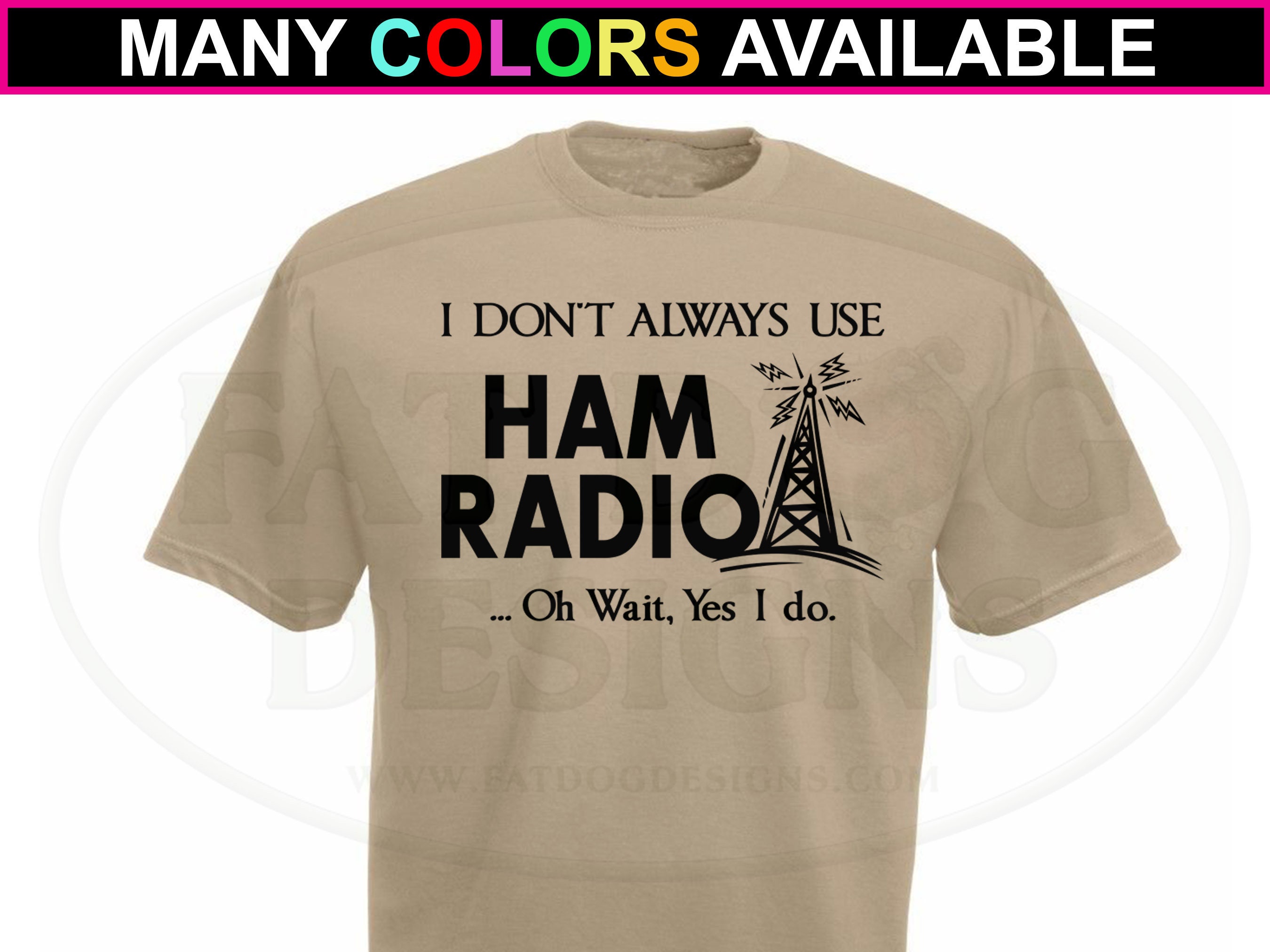 Ham Radio Amateur Radio Custom Radio Tower Short-sleeve picture