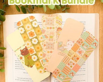 Bookmark Pick & Mix Bundle | Digital Art, Illustration, Books, reading, kawaii, Stationery, plants, cottagecore, toadstools, mushroom