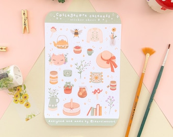 frog sticker frog lover gift stickers stationary glitter laminate bullet journal stickers Glitter Mushroom sticker notepad stickers