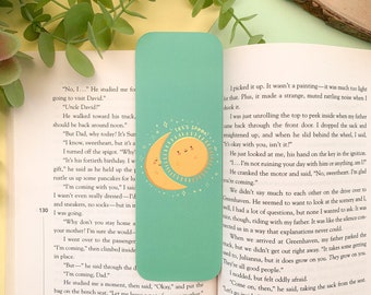 Let’s Spoon - Bookmark | Digital Art, Illustration, Books, reading, sun, moon, Stationery, space