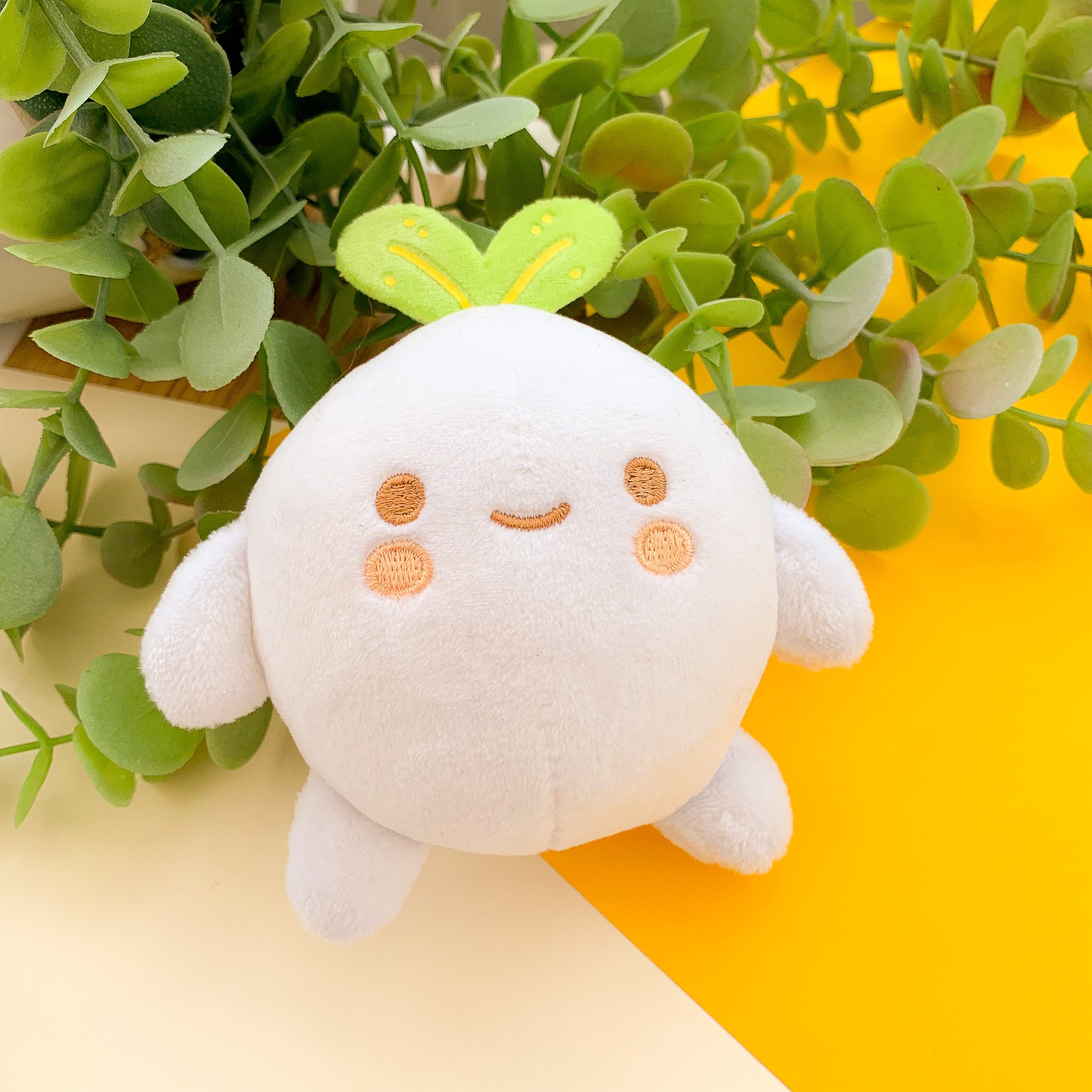 Kawaii Frog & Yakult Mini Plush Pencil Case