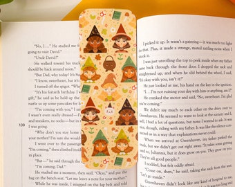 Witches Bookmark / Digital Art, Illustration, Books, reading, kawaii, Stationery, mushrooms, spooky, witches, Halloween