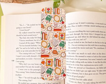 Dark Academia - Bookmark | Digital Art, Illustration, Books, reading, kawaii, Stationery, aesthetic, books, reading