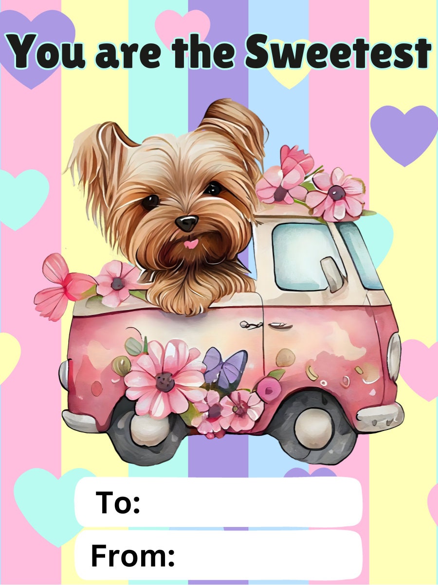 Printable Valentine Day Cards For Kids Instant Download Digital Valentine Day Card Valentine Day