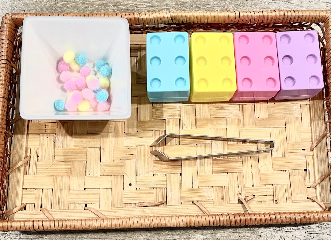 Montessori Transfer Activity Using Tongs Etsy