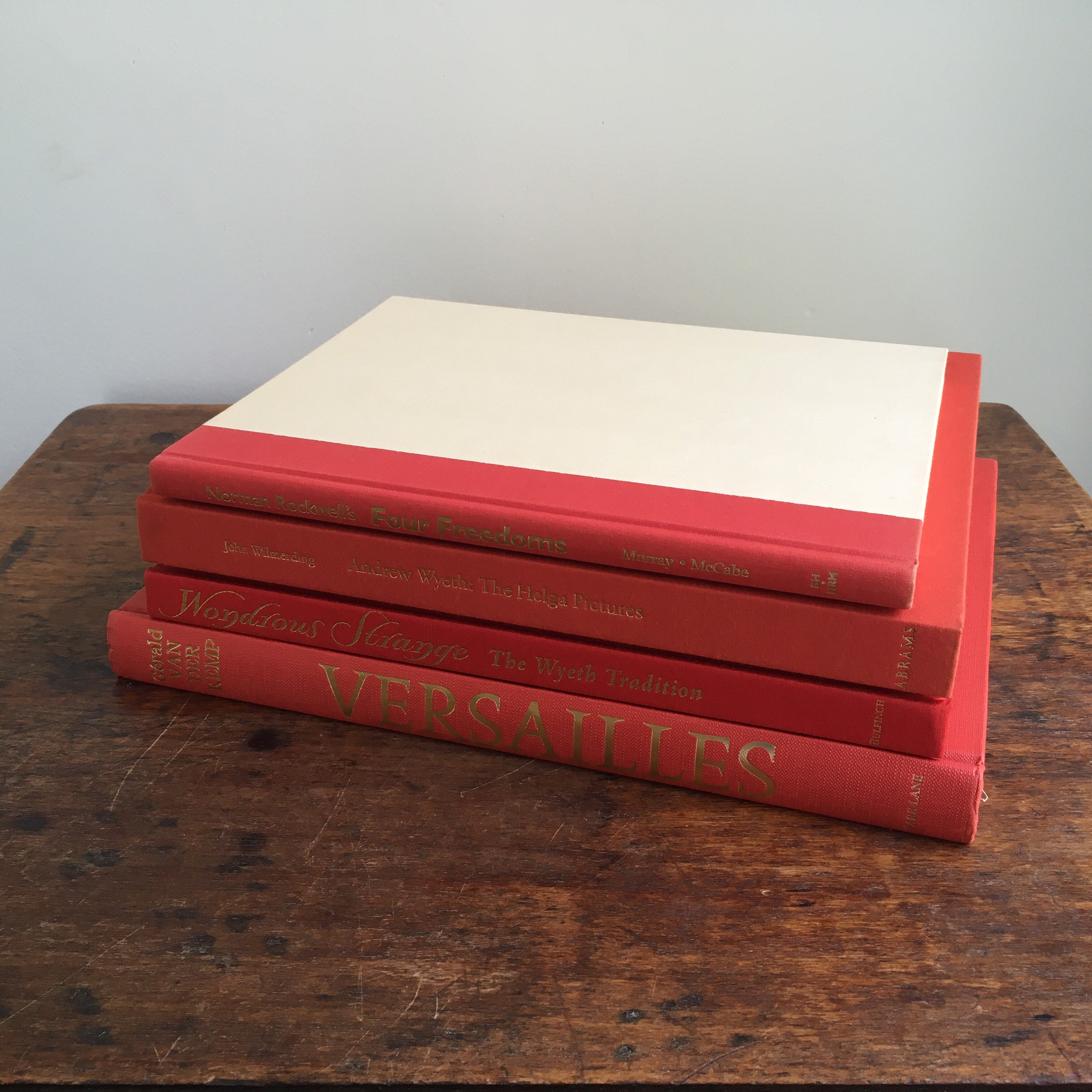 Coffee Table Books Red Books Large Books Decorative Books