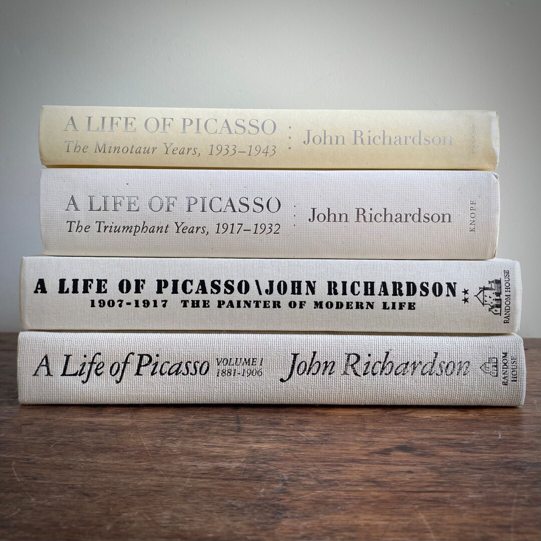 Pablo Picasso Book Set Art Book Stack Coffee Table Book Etsy