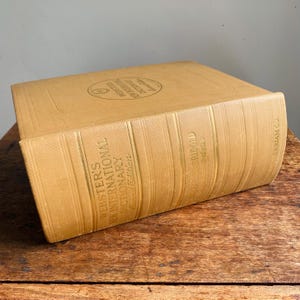 Webster’s New International Dictionary of the English Language 2nd Edition Unabridged 1960