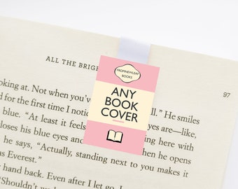 Sample Book Cover Magnetic Bookmark | Custom Author Gift | Book Lover Gift | Bookish Gift | Favour Box Wedding