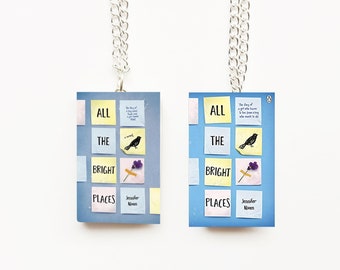All the Bright Places Miniature Book Necklace Keychain | Jennifer Niven