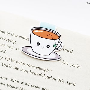 Cute Tea Magnetic Bookmark