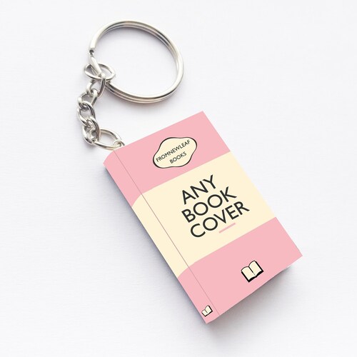 Book Keychain SMALL Book Keyring Personalized Keychain Book Etsy Canada