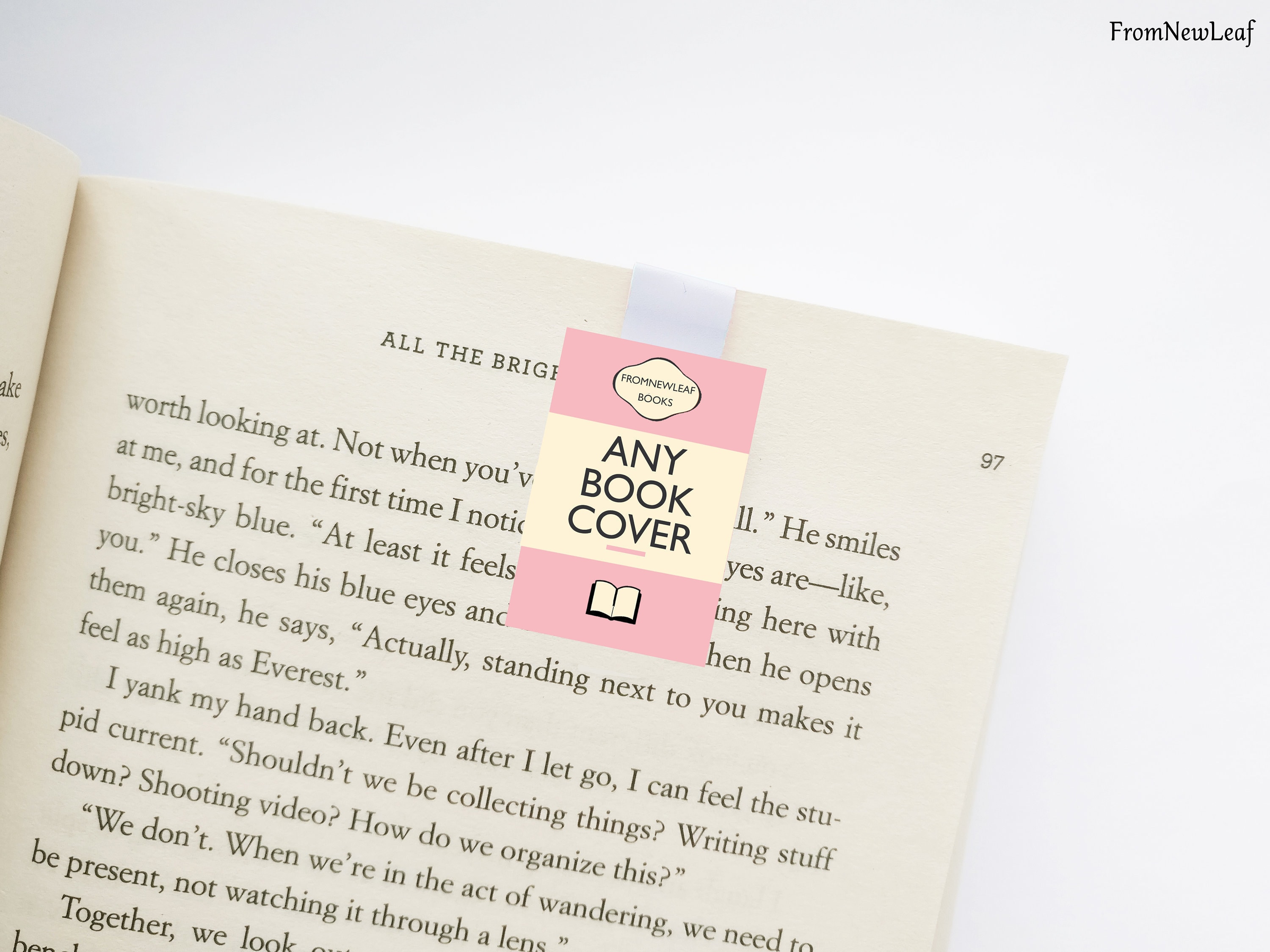 Sample Book Cover Magnetic Bookmark Custom Author Gift Etsy Sample Book Cover Magnetic Bookmark Custom Author Gift Etsy