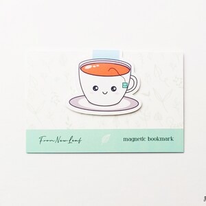 Cute Tea Magnetic Bookmark image 6