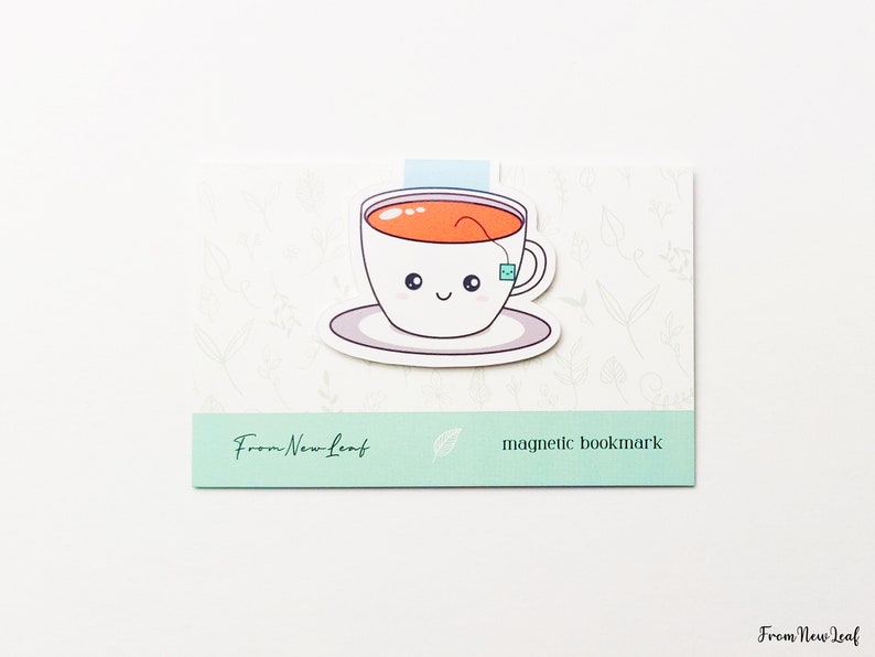 Cute Tea Magnetic Bookmark image 6