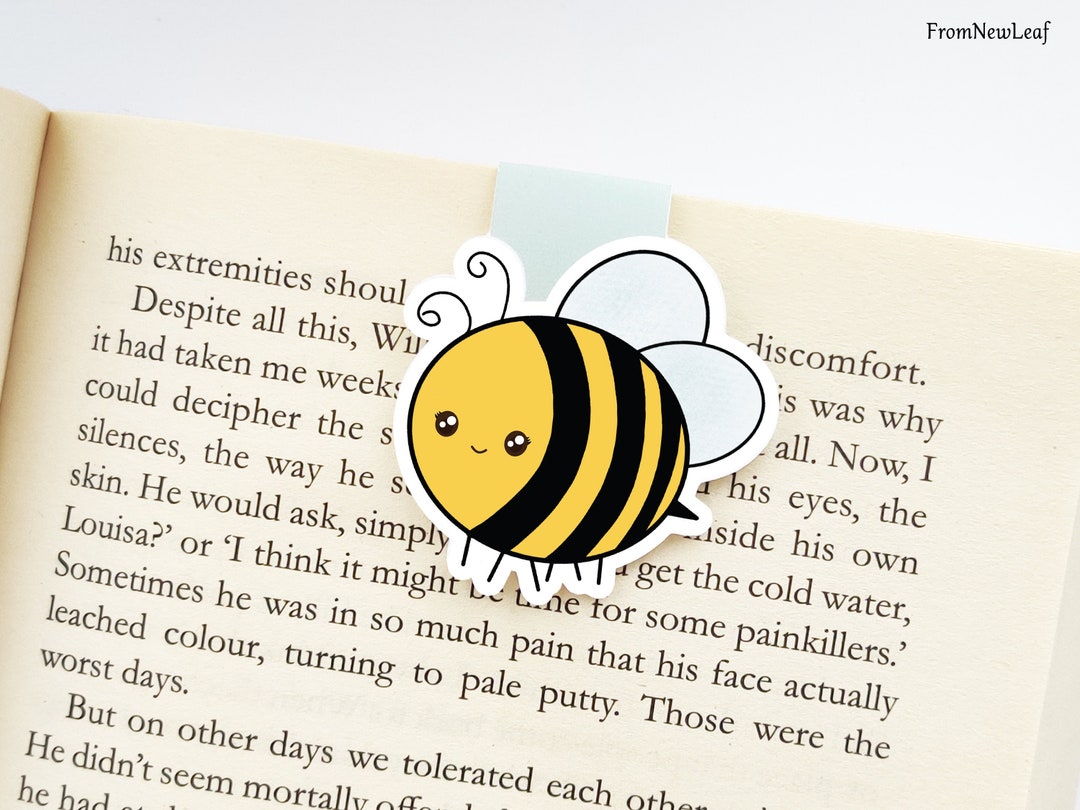 Cute Bumble Bee Magnetic Bookmark | Honey | Book Page | Author Gift ...