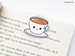 Cute Tea Magnetic Bookmark 