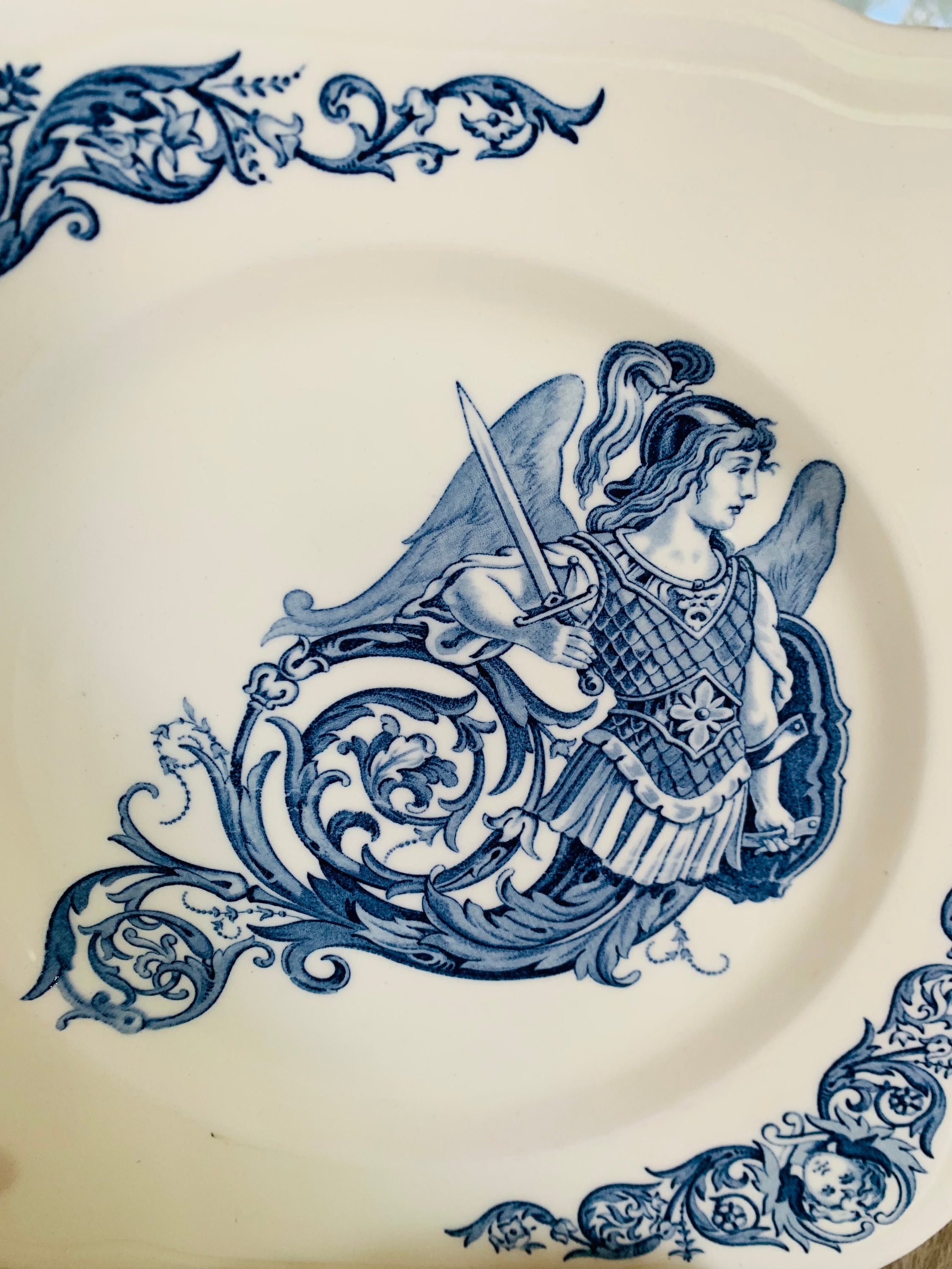 Clairefontaine Terre De Fer Renaissance 2x Dinner Plates 25 Cm