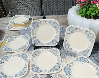 Longchamp Medicis 6x dinner plates 24.5 cm from 1860.