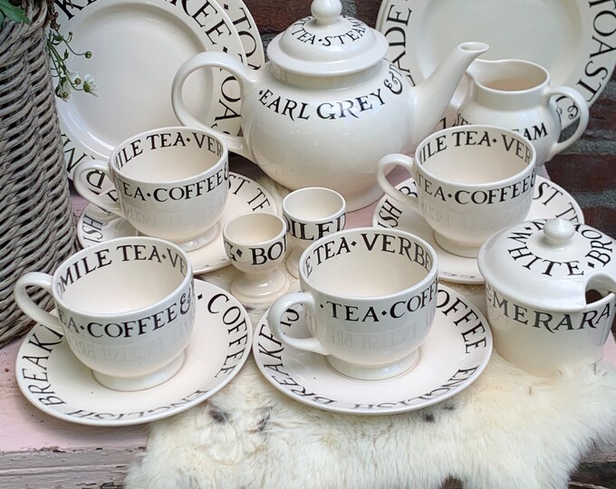 Emma Bridgewater Toast and Marmalade Breakfast Service From England for