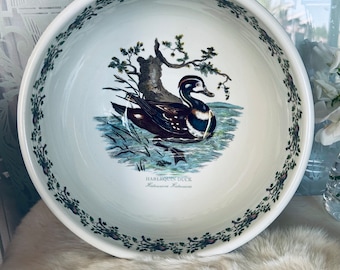 Portmeirion Birds of Britain Harlequin Duck mixing bowl mixing bowl 1978.