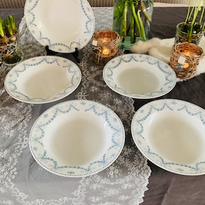 Sarreguemines Juliana soup plates 5x very rare 1910!
