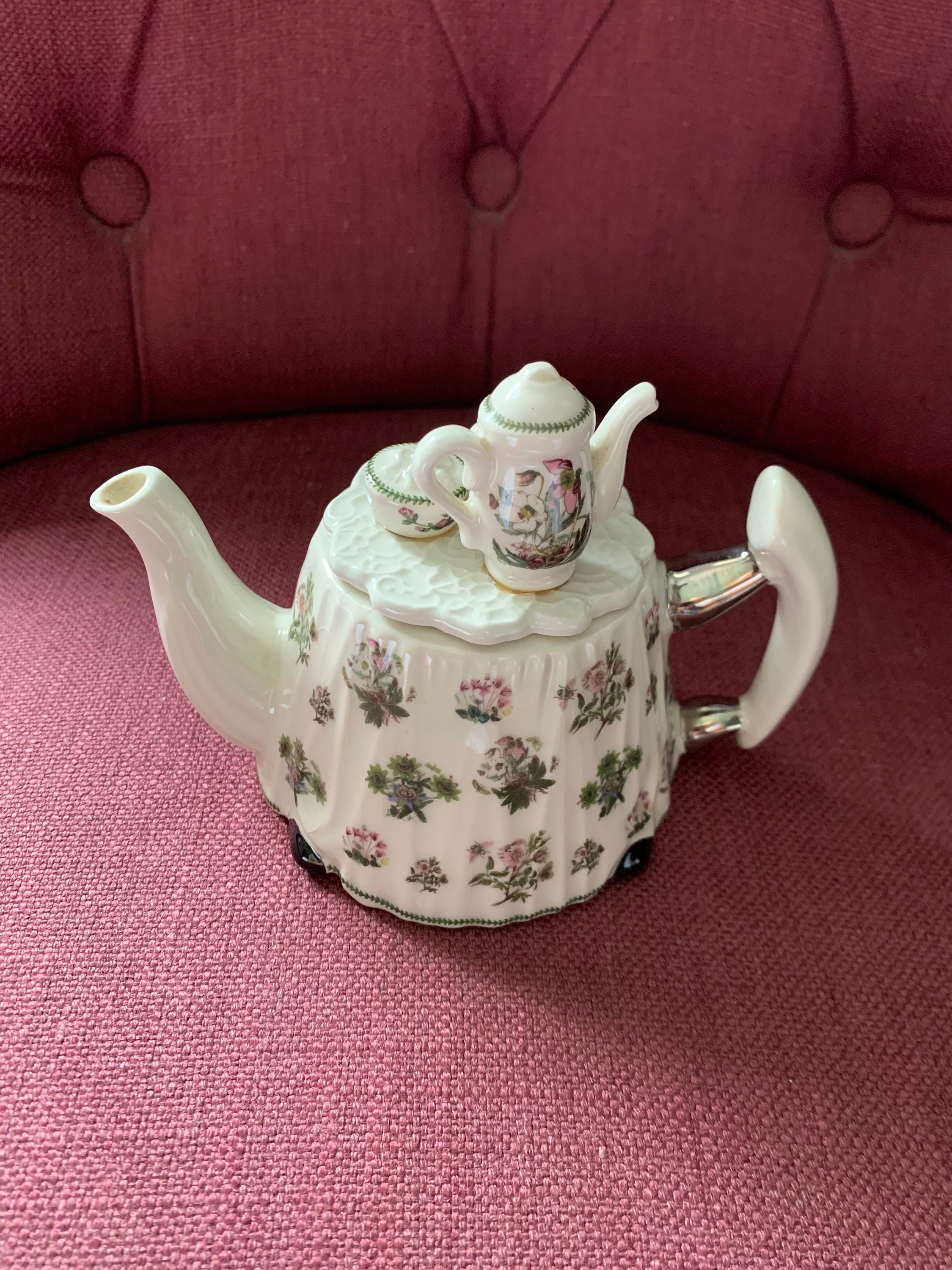 Portmeirion tea pot - Etsy 日本