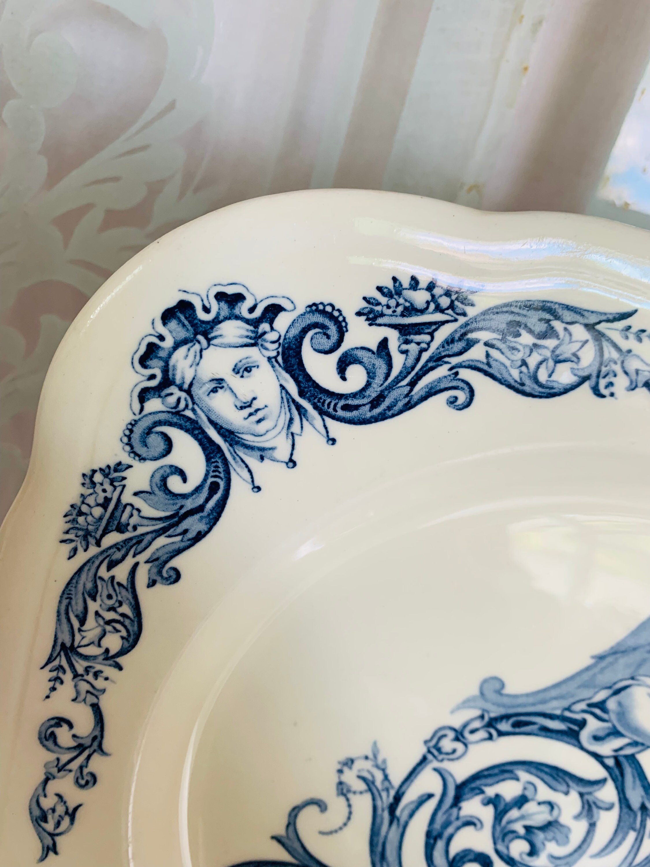 Clairefontaine Terre De Fer Renaissance 2x Dinner Plates 25 Cm