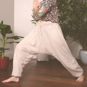 YOGI harem pants baggy yoga pants sewing pattern PDF pattern printable at home print pattern image 2