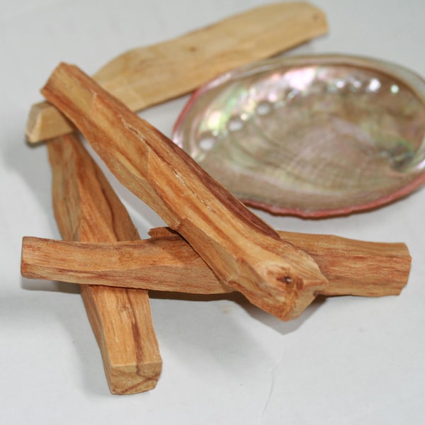 Palo Santo Sticks 4 with Abalone Shell