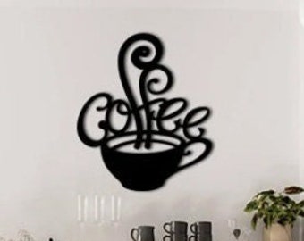 Cottagecore Kitchen Coffee bar sign , Breakfast nook decor cup of joe , fun sign for your coffee station or coffee mug display rack