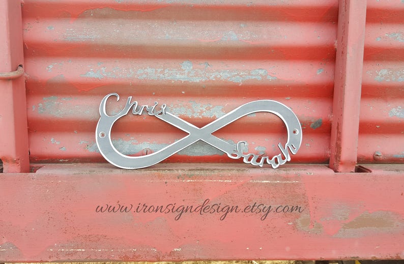 6th anniversary gift for him her,Infinity symbol, custom Infinity with names, you and me sign, infinity name sign, , gift for couples image 6