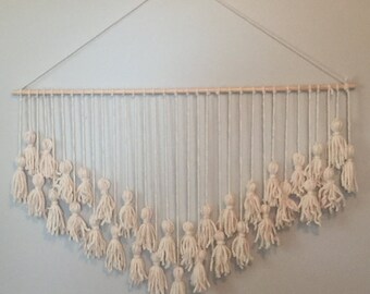 Wool Yarn Wall Hanging