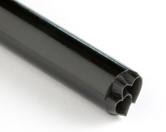 KS-037 Kleiner Acryl-Fimo-Stempel / Metall-Ton Textur / Doppeltes Herz