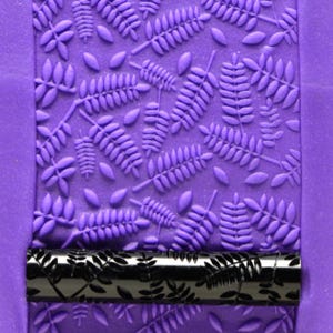 KTR-017 Acrylic Roller 5 cm - Fern Leaves