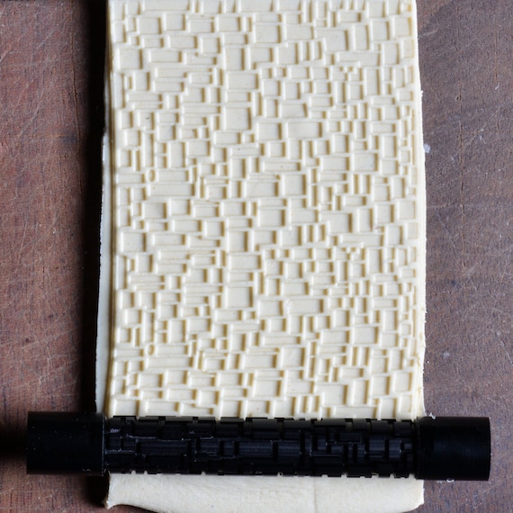 KRFL-014 Fine Line Arylic Texture Roller - Squares