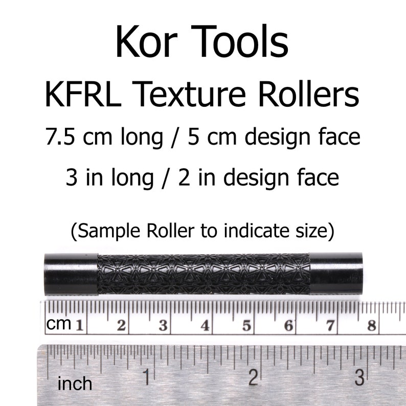 KRFL-026 Fire Fine Line Acrylic Texture Roller image 4